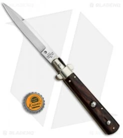 AGA Campolin 10" Frosolone Bayonet Stiletto Knife Cocobolo (4.5" Polish) 11 AGA Campolin 10" Frosolone Bayonet Stiletto Knife Cocobolo (4.5" Polish) -Sharp Knives World AGA Campolin 10in Frosolone Bayo Stiletto Cocobolo Polish BP 28944 jr bottlecap