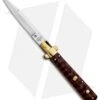 AGA Campolin 10" Frosolone Bayonet Stiletto Knife Snakewood (4.5" Polish)