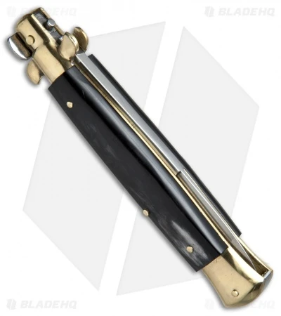 AGA Campolin 10" Italian Stiletto Picklock Auto Brass/Brazil Horn (4.5" Bayonet) 5 AGA Campolin 10" Italian Stiletto Picklock Auto Brass/Brazil Horn (4.5" Bayonet) - Image 3