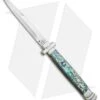 AGA Campolin 11" Maltese Cr. Bayo Automatic Italian Stiletto Abalone (5" Satin)