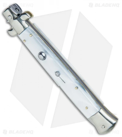 AGA Campolin 11" Picklock Automatic Italian Stiletto Pearlex (5" Satin) 2017 4 AGA Campolin 11" Picklock Automatic Italian Stiletto Pearlex (5" Satin) 2017 - Image 2