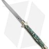AGA Campolin 11" Picklock Automatic Italian Stiletto Abalone (5"Satin) -Sharp Knives World AGA Campolin 11in picklock Stilletto Abalone BHQ 67465 jr