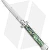 AGA Campolin 15" Automatic Italian Stiletto Abalone (6.6" Satin) 2 AGA Campolin 15" Automatic Italian Stiletto Abalone (6.6" Satin) -Sharp Knives World AGA Campolin 15in Auto Italian Stiletto Abalone 7in satin BHQ 87415 er