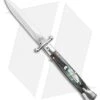 AGA Campolin 9" Swinguard Automatic Knife Brazilian Horn (5.75" Satin Dagger) -Sharp Knives World AGA Campolin 9 Swinguard Automatic Knife Brazilian Horn 5.75 Satin Dagger BHQ 121424 LS