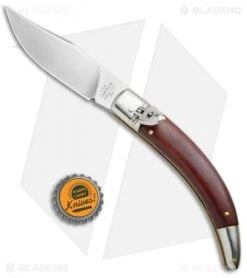 AGA Campolin Diana Lever Lock Automatic Knife Cocobolo (3.75" Polish) -Sharp Knives World AGA Campolin Diana LL Cocobolo Polish BHQ 72129 jr bottlecap