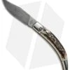 AGA Campolin Diana Lever Lock Automatic Knife Stag Horn (3.75" Damascus) 1 AGA Campolin Diana Lever Lock Automatic Knife Stag Horn (3.75" Damascus) -Sharp Knives World AGA Campolin Diana LL Damascus Stag Horn BHQ 67441 jr