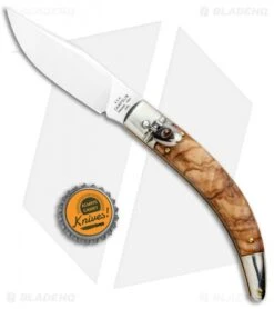 AGA Campolin Diana Lever Lock Automatic Knife Olive Wood (3.75" Satin) 9 AGA Campolin Diana Lever Lock Automatic Knife Olive Wood (3.75" Satin) -Sharp Knives World AGA Campolin Diana Lever Lock Auto Olive Wood Satin BHQ 95348 jr bottlecap
