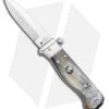 AGA Campolin Piccolo Italian Stiletto Automatic Knife Brazilian Horn(2.8" Satin) 2 AGA Campolin Piccolo Italian Stiletto Automatic Knife Brazilian Horn(2.8" Satin) -Sharp Knives World AGA Campolin Piccolo Italian Stiletto Automatic Knife Brazilian Horn Satin BHQ 99413 ns
