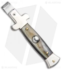 AGA Campolin Stiletto Money Clip (Honey Horn)