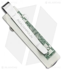 AGA Campolin Stiletto Money Clip (White Bone) -Sharp Knives World AGA Campolin Stiletto Money Clip White Bone BHQ 93770 jr money