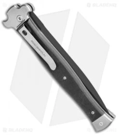 AGA Campolin Zero+ Dagger Leverlock Automatic Knife Black G-10 (4.25" Black)2.0 8 AGA Campolin Zero+ Dagger Leverlock Automatic Knife Black G-10 (4.25" Black)2.0 -Sharp Knives World AGA Campolin Zero Dagger LL Auto Black G 10 Black BHQ 105419 jr side