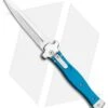 AGA Campolin Zero Dagger Leverlock Automatic Knife Blue G-10 (3.75" Satin) 1 AGA Campolin Zero Dagger Leverlock Automatic Knife Blue G-10 (3.75" Satin) -Sharp Knives World AGA Campolin Zero Dagger LL Auto Blue G 10 Satin BHQ 117112 jr
