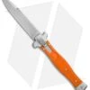 AGA Campolin Zero Italian Leverlock Automatic Orange G-10 (3.75" Stonewash) -Sharp Knives World AGA Campolin Zero G 10 Orange SW AGA01O SWB BP 20045 jr
