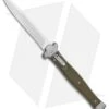 AGA Campolin Zero Bayonet Leverlock Automatic Green G-10 (4.5" Satin) 1 AGA Campolin Zero Bayonet Leverlock Automatic Green G-10 (4.5" Satin) -Sharp Knives World AGA Campolin Zero Reverse Tanto LL Auto Green G 10 Satin BHQ 134843 jr
