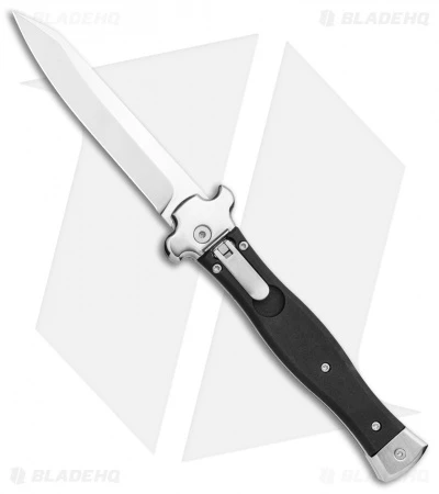 AGA Campolin Zero Reverse Tanto Leverlock Auto Knife Smooth Black G-10 (3.75") 3 AGA Campolin Zero Reverse Tanto Leverlock Auto Knife Smooth Black G-10 (3.75")