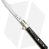 AGA Campolin 11" Frosolone Bayonet Stiletto Automatic Brazilian Horn (5" Satin) -Sharp Knives World AGA Frosolone Brazilian Nickel 11in Bayo BP 29291 jr