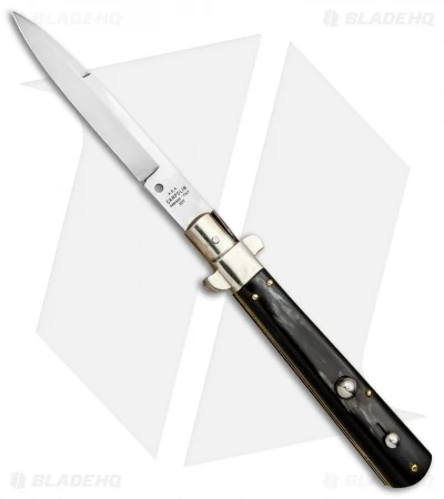 AGA Campolin 11" Frosolone Bayonet Stiletto Automatic Brazilian Horn (5" Satin) 3 AGA Campolin 11" Frosolone Bayonet Stiletto Automatic Brazilian Horn (5" Satin)