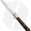 AGA Campolin 11" Frosolone Bayonet Stiletto Knife Cocobolo/Brass (5" Satin)