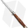 AGA Campolin 13" Burl Wood Automatic Knife Italian Stiletto (Kriss Plain) -Sharp Knives World aga 13 burl wood stiletto