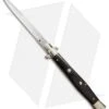 AGA Campolin 13" Automatic Knife Ebony Wood Italian Stiletto (Bayonet Plain) 2 AGA Campolin 13" Automatic Knife Ebony Wood Italian Stiletto (Bayonet Plain) -Sharp Knives World aga 13 ebony pick bayo