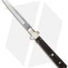 AGA Campolin 13" Italian Frosolone Automatic Knife Ebony Wood (6.5" Bayonet)