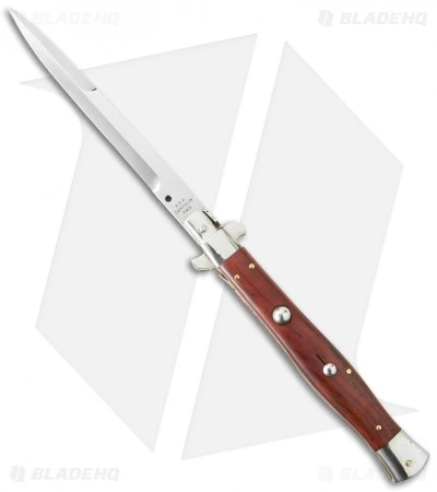 AGA Campolin 13" Picklock Automatic Italian Stiletto Cocobolo (6" Satin Bayo) 3 AGA Campolin 13" Picklock Automatic Italian Stiletto Cocobolo (6" Satin Bayo)