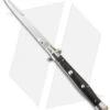 AGA Campolin 13" Picklock Automatic Italian Stiletto Ebony Wood (6" Satin Bayo) 2 AGA Campolin 13" Picklock Automatic Italian Stiletto Ebony Wood (6" Satin Bayo) -Sharp Knives World aga 13in picklock ebony bayo cm
