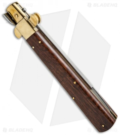 AGA Campolin 13" Italian Frosolone Automatic Brass/Snakewood (6.5" Bayonet) 4 AGA Campolin 13" Italian Frosolone Automatic Brass/Snakewood (6.5" Bayonet) - Image 2