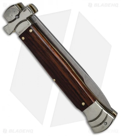 AGA Campolin 9" Maltese Cross Stiletto Automatic Cocobolo (4" Bayonet) 4 AGA Campolin 9" Maltese Cross Stiletto Automatic Cocobolo (4" Bayonet) - Image 2