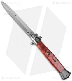 AGA Campolin 15" Ring Pull Automatic Italian Stiletto Pink (7" Satin Bayo)