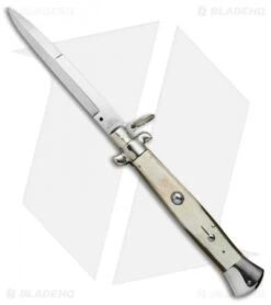 AGA Campolin 15" Ring Pull Automatic Italian Stiletto Honey Horn (7" Satin Bayo)