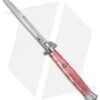 AGA Campolin 18" Stiletto Automatic Knife Pink Acrylic (8" Satin Bayo) 1 AGA Campolin 18" Stiletto Automatic Knife Pink Acrylic (8" Satin Bayo) -Sharp Knives World aga champolin 18in stiletto pink bayo BP 18401 er